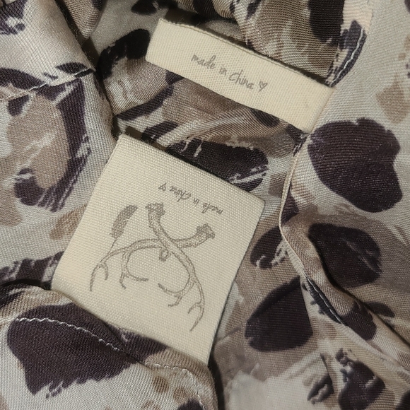 New Spell Designs Wild Ones strappy dress dust M gypsy leopard kerchief midi - Picture 13 of 17